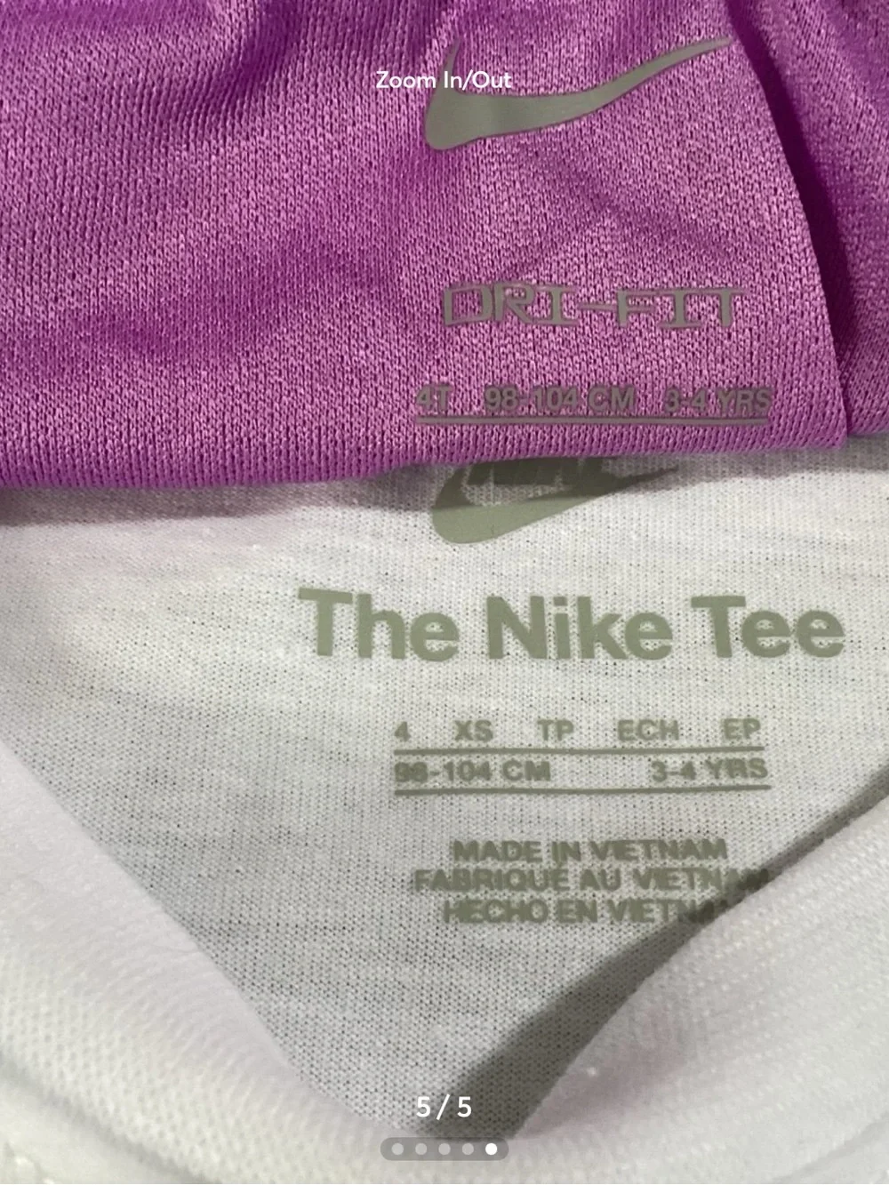 Nike Tee & Shorts outfit girls size 4/4T(NWT) ~PRICE FIRM, NO OFFERS~ - Picture 5 of 5